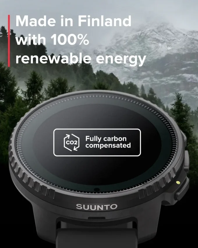 Renoverad Suunto Vertical Solar, All Black