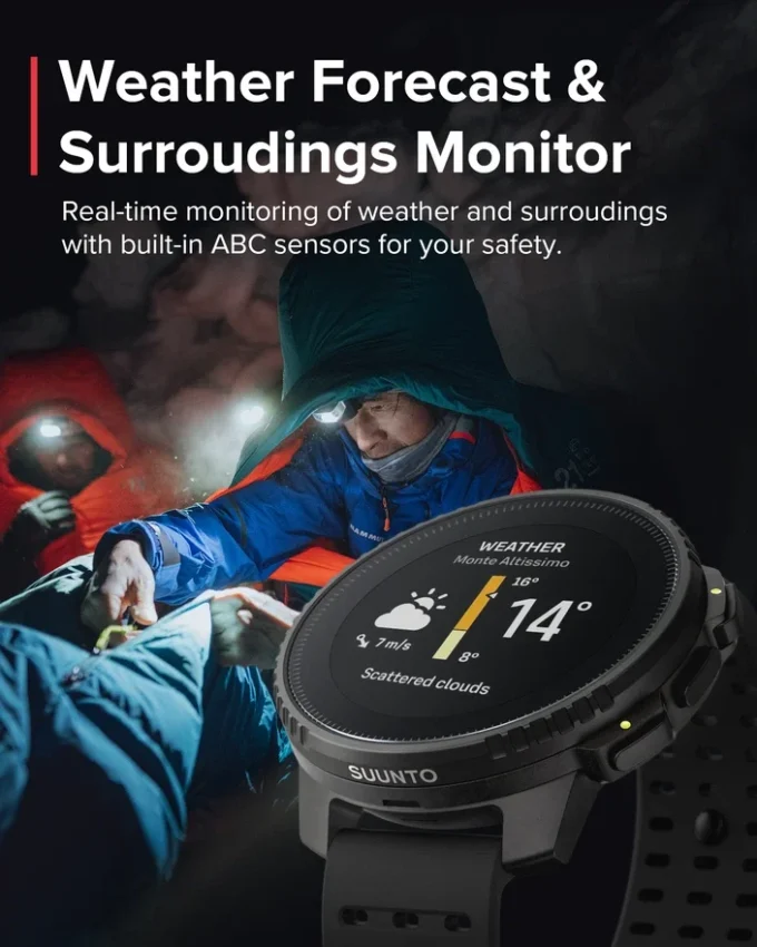 Renoverad Suunto Vertical Solar, All Black