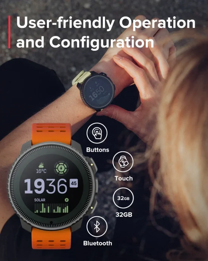 Renoverad Suunto Vertical Solar Canyon