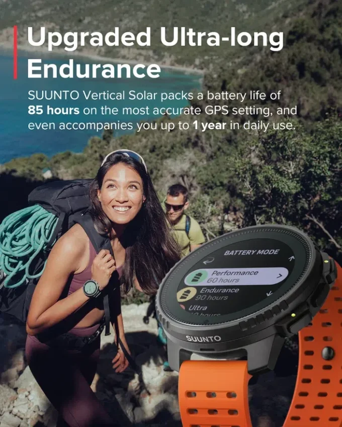 Renoverad Suunto Vertical Solar Canyon