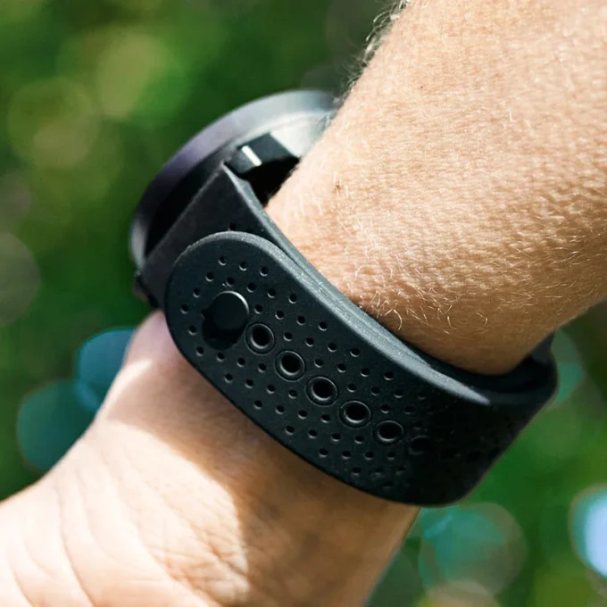 Suunto 22 mm Athletic 1 silikonarmband, All Black, S+M Suunto 22 mm Athletic 1 silikonarmband, All Black, S+M