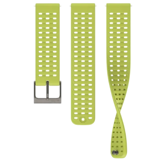 Suunto 22 mm Athletic 2 silikonarmband ljus lime s+m