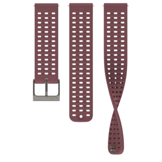 Suunto 22 mm Athletic 2 silikonarmband mörkröd s+m