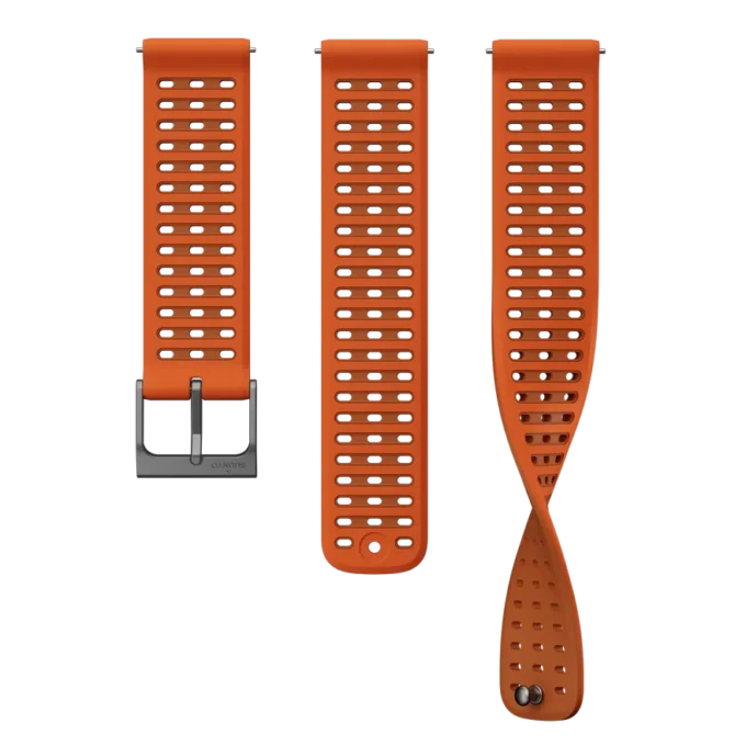 Suunto 22 mm Athletic 9 silikonarmband, canyon orange, S+M Suunto 22 mm Athletic 9 silikonarmband, canyon orange, S+M