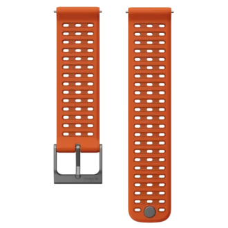 Suunto 22 mm Athletic 9 silikonarmband, canyon orange, S+M