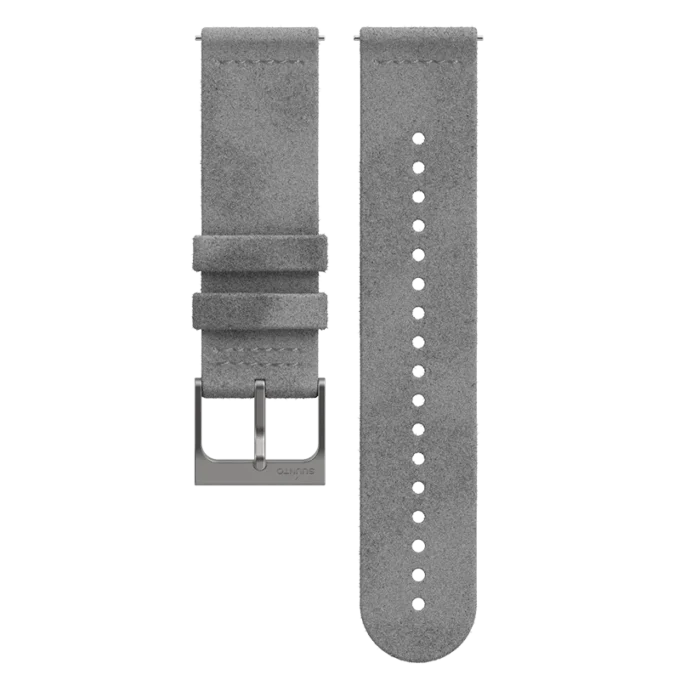 Suunto 22 mm Urban 5 mikrofiberrem, stengrå, M