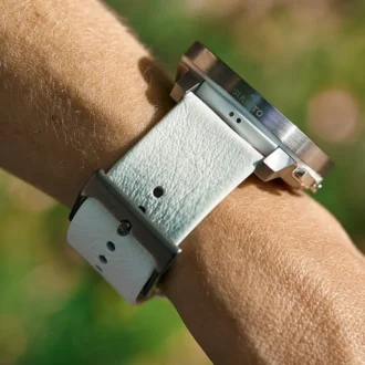 Suunto 22 mm Urban 6 läderarmband björkvit m