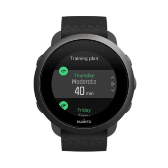 Suunto 3 All Black – kompakt sportklocka för hälsa och välbefinnande