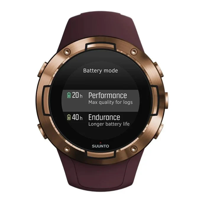 Suunto 5 burgundy copper – kompakt GPS-sportklocka med utmärkt batteritid Suunto 5 burgundy copper – kompakt GPS-sportklocka med utmärkt batteritid