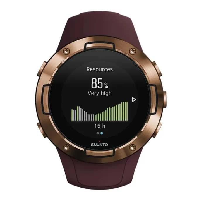 Suunto 5 burgundy copper – kompakt GPS-sportklocka med utmärkt batteritid Suunto 5 burgundy copper – kompakt GPS-sportklocka med utmärkt batteritid