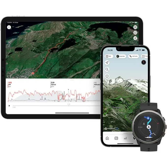 Suunto 5 Peak Black – lätt multisportklocka för träning, utflykter och välbefinnande Suunto 5 Peak Black – lätt multisportklocka för träning, utflykter och välbefinnande