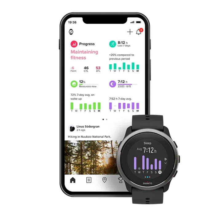 Suunto 5 Peak Ocher – lätt multisportklocka för träning, utforskning och välbefinnande Suunto 5 Peak Ocher – lätt multisportklocka för träning, utforskning och välbefinnande