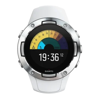 Suunto 5 White – kompakt GPS-sportklocka med utmärkt batteritid