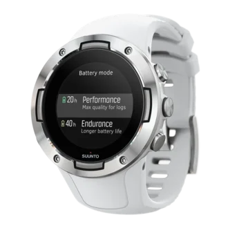 Suunto 5 White – kompakt GPS-sportklocka med utmärkt batteritid