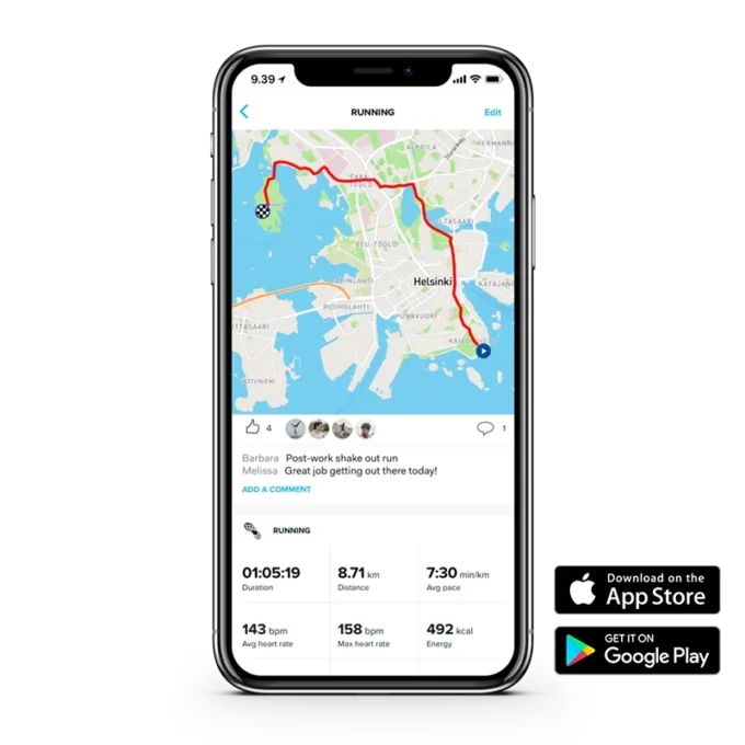Suunto 9 All Black – GPS-sportklocka med lång batteritid Suunto 9 All Black – GPS-sportklocka med lång batteritid