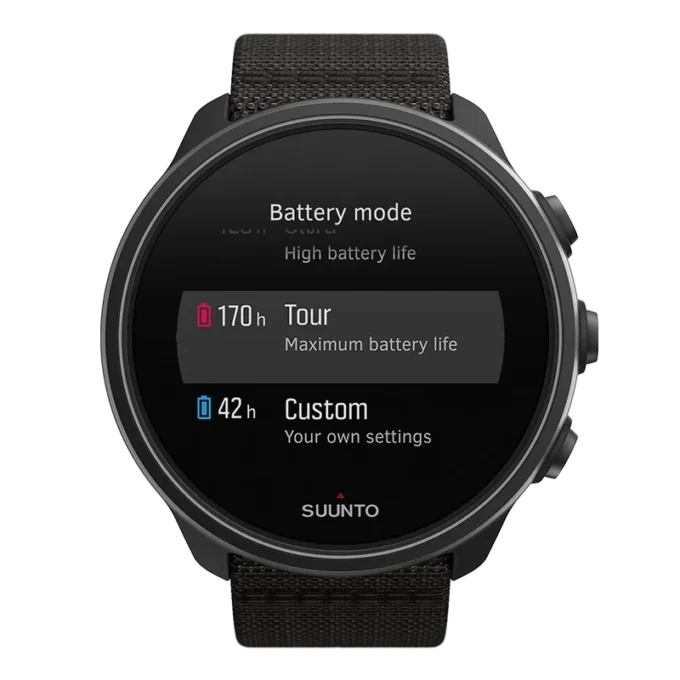 Suunto 9 Baro charcoal black titanium hållbar GPS-klocka