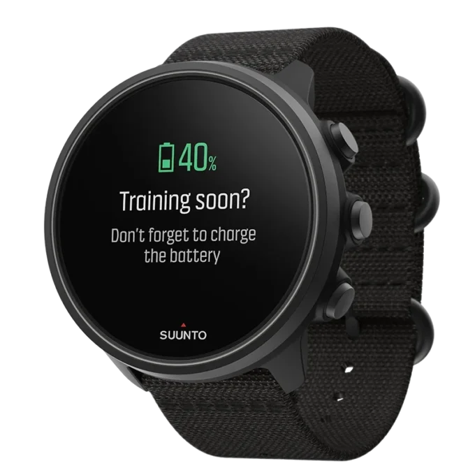 Suunto 9 Baro charcoal black titanium hållbar GPS-klocka