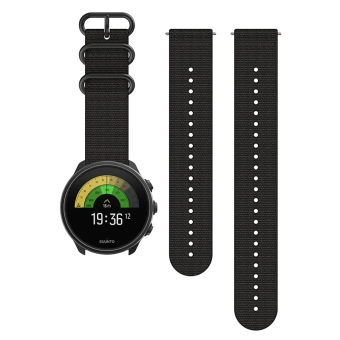 Suunto 9 Baro charcoal black titanium hållbar GPS-klocka