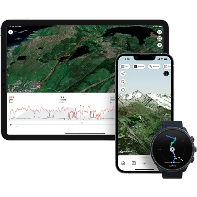 Suunto 9 Baro Granite Blue Titanium – GPS-klocka för ultralöpning Suunto 9 Baro Granite Blue Titanium – GPS-klocka för ultralöpning
