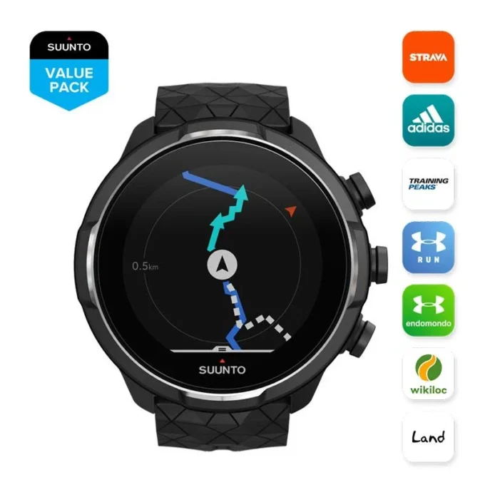 Suunto 9 Baro Titanium – GPS-sportklocka med lång batteritid Suunto 9 Baro Titanium – GPS-sportklocka med lång batteritid