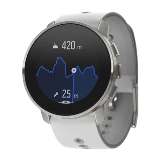 Suunto 9 Peak Birch White Titanium – ultratunn, liten och tålig GPS-sportklocka