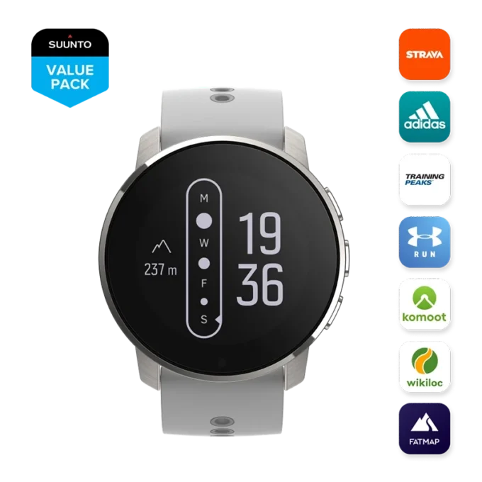 Suunto 9 Peak Birch White Titanium – ultratunn, liten och tålig GPS-sportklocka Suunto 9 Peak Birch White Titanium – ultratunn, liten och tålig GPS-sportklocka