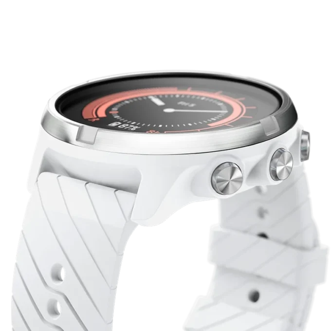 Suunto 9 vit – GPS-sportklocka med lång batteritid
