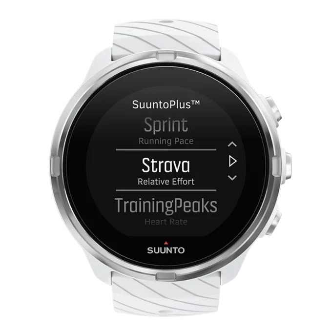 Suunto 9 vit – GPS-sportklocka med lång batteritid