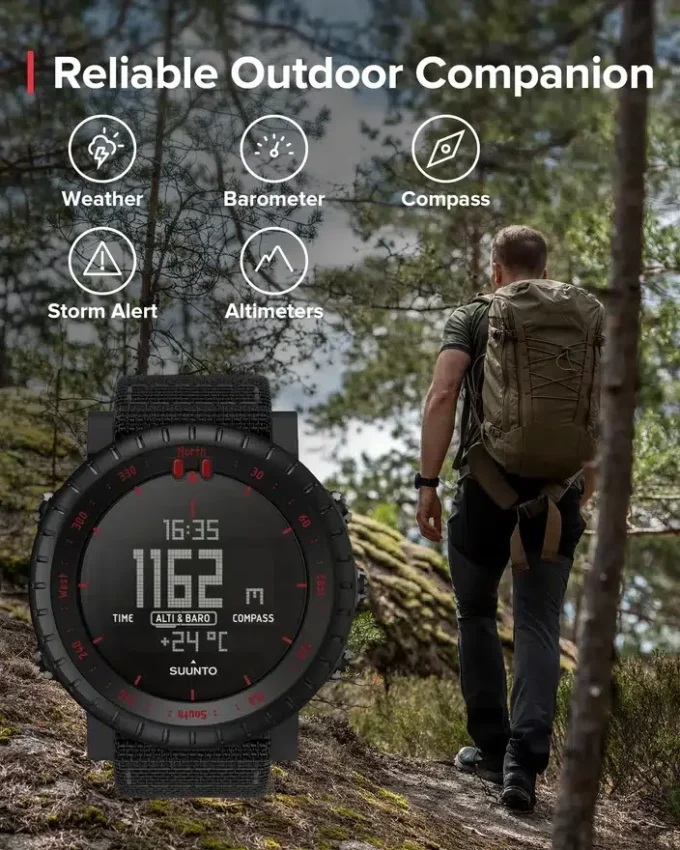 Suunto Core svart röd Suunto Core svart röd