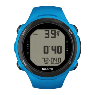 Suunto D4i novo blå dykdator i klockstorlek