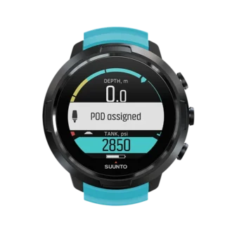 Suunto D5 Aqua Blue dykdator för nybörjare