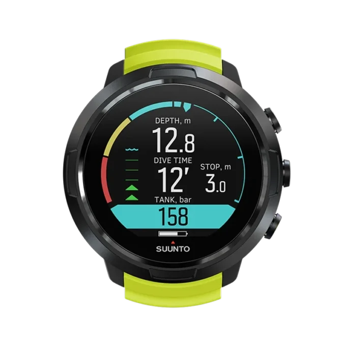 Suunto D5 Black Lime dykdator för nybörjare