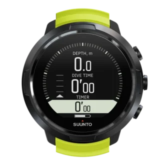 Suunto D5 Black Lime dykdator för nybörjare