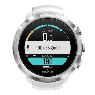 Suunto D5 vit dykdator för nybörjare och fritidsdykare