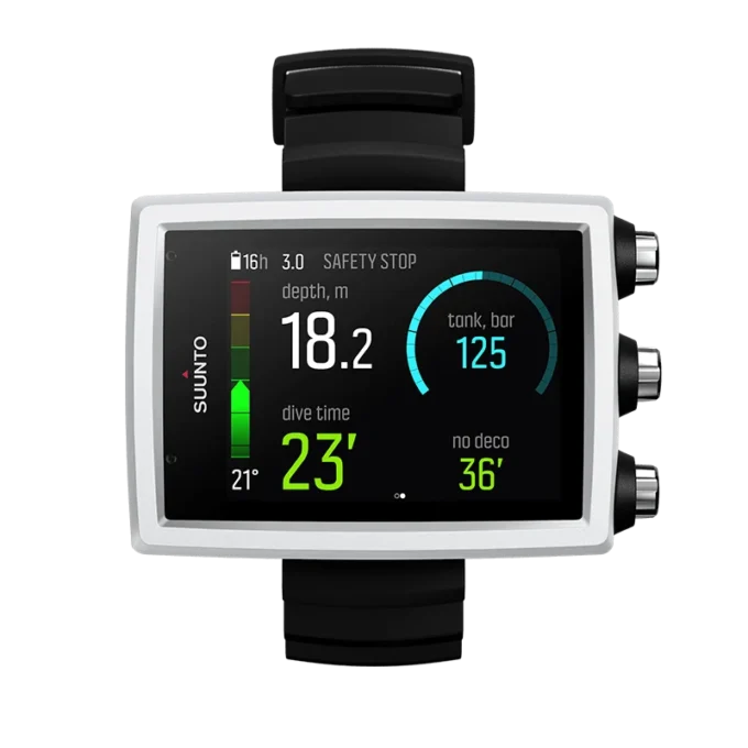 Suunto EON Core vit dykdator med färgskärm och stora siffror Suunto EON Core vit dykdator med färgskärm och stora siffror