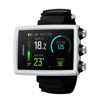 Suunto EON Core vit dykdator med färgskärm och stora siffror