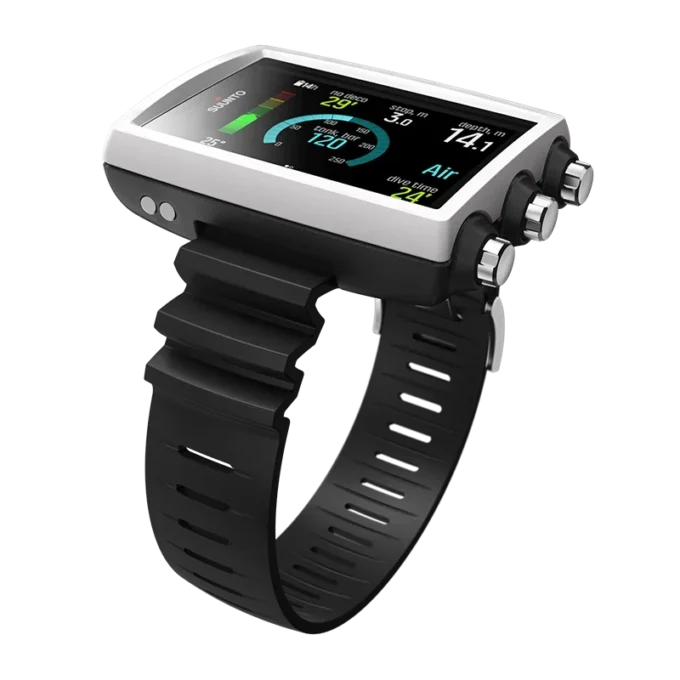 Suunto EON Core vit dykdator med färgskärm och stora siffror Suunto EON Core vit dykdator med färgskärm och stora siffror