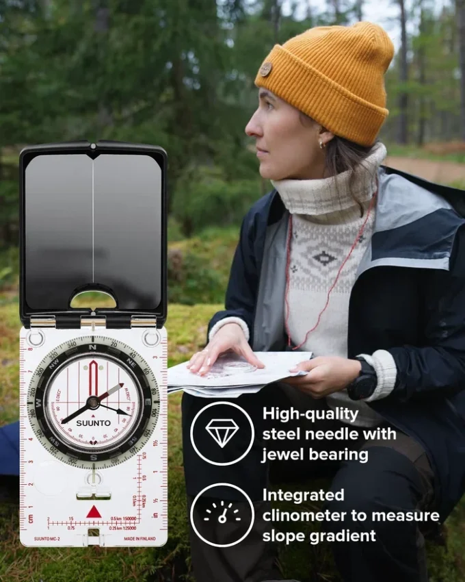 Suunto MC-2 NH spegelkompass – precis för vandring och backpacking Suunto MC-2 NH spegelkompass – precis för vandring och backpacking
