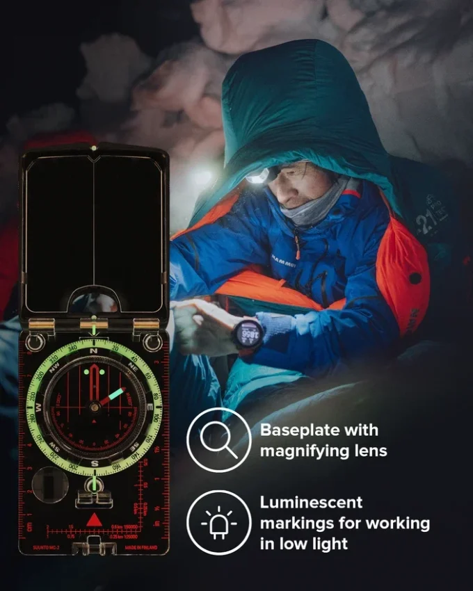 Suunto MC-2 NH spegelkompass – precis för vandring och backpacking Suunto MC-2 NH spegelkompass – precis för vandring och backpacking