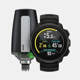 Suunto Ocean All Black och Suunto Tank Pod med hårt fodral