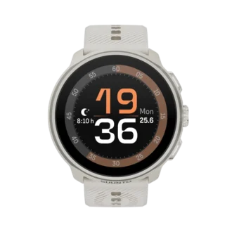 Suunto Run frostgrå med silikonarmband