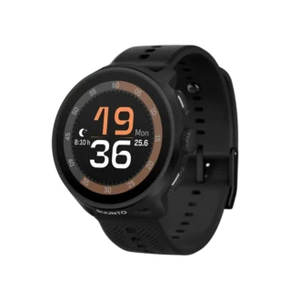 Suunto Run helt svart med silikonarmband