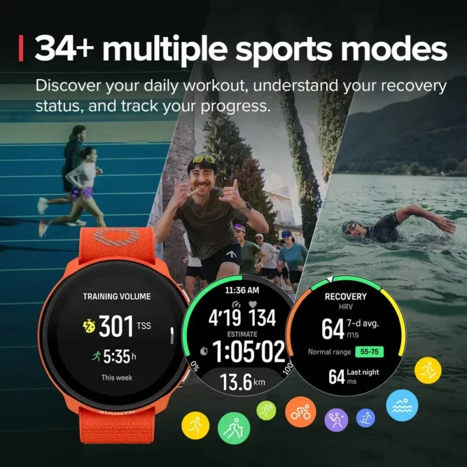 Suunto Run korallorange Suunto Run korallorange
