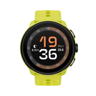 Suunto Run lime med silikonarmband