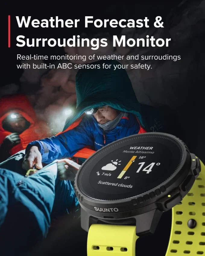 Suunto Vertical svart lime Suunto Vertical svart lime