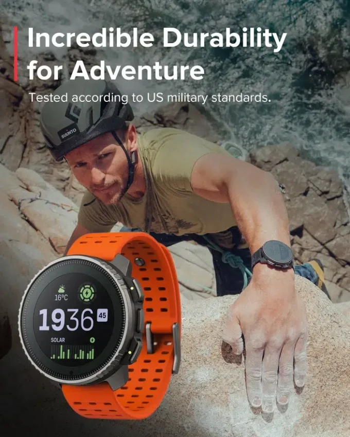 Suunto Vertical Titanium Solar Canyon Adventure-klocka