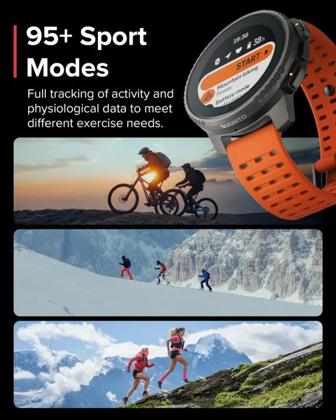 Suunto Vertical Titanium Solar Canyon Adventure-klocka