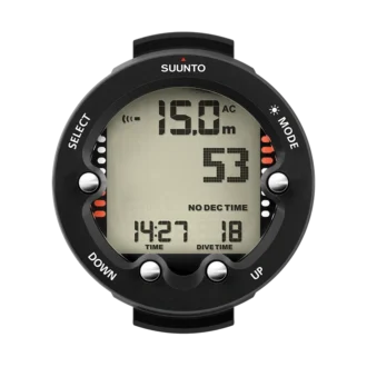 Suunto Zoop Novo Black – lättanvänd dykdator med stor display