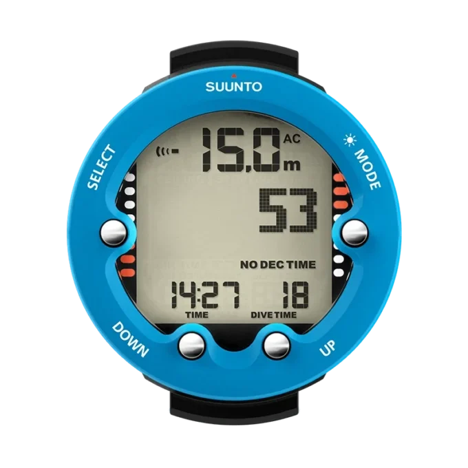 Suunto Zoop Novo Blue – lättanvänd dykdator med stor display Suunto Zoop Novo Blue – lättanvänd dykdator med stor display