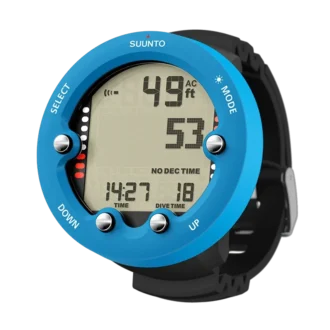 Suunto Zoop Novo Blue – lättanvänd dykdator med stor display